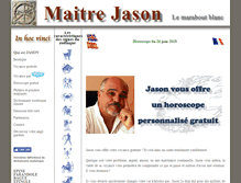 Tablet Screenshot of jason-voyance.com